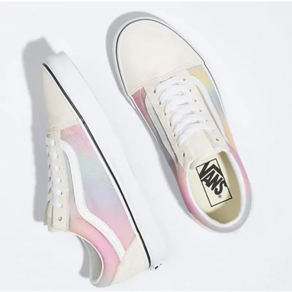 Vans Old Skool Aura Shift & White Skate Sneakers - Picture 7 of 15